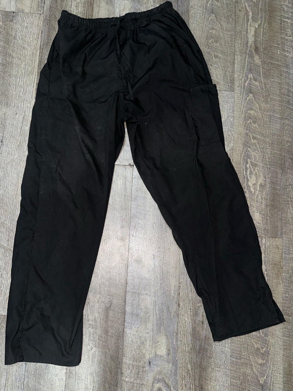 Women's Black Straight-Leg scrubs Pants - Classic Everyday Wear